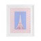 Stupell Industries Paris Pastel Eiffel Tower Framed Print Under Glass, design by Pooja Dave